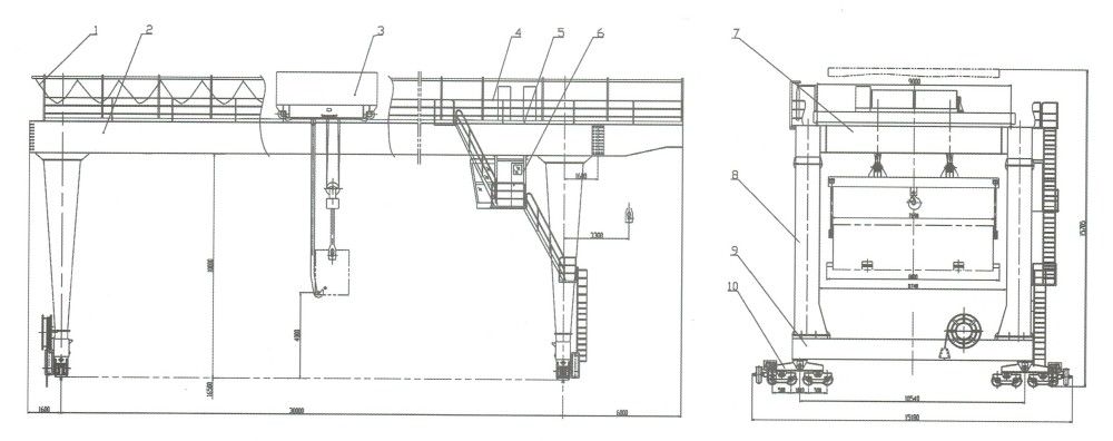 U型地铁翻渣吊钩门式起重机外形结构尺寸图.jpg