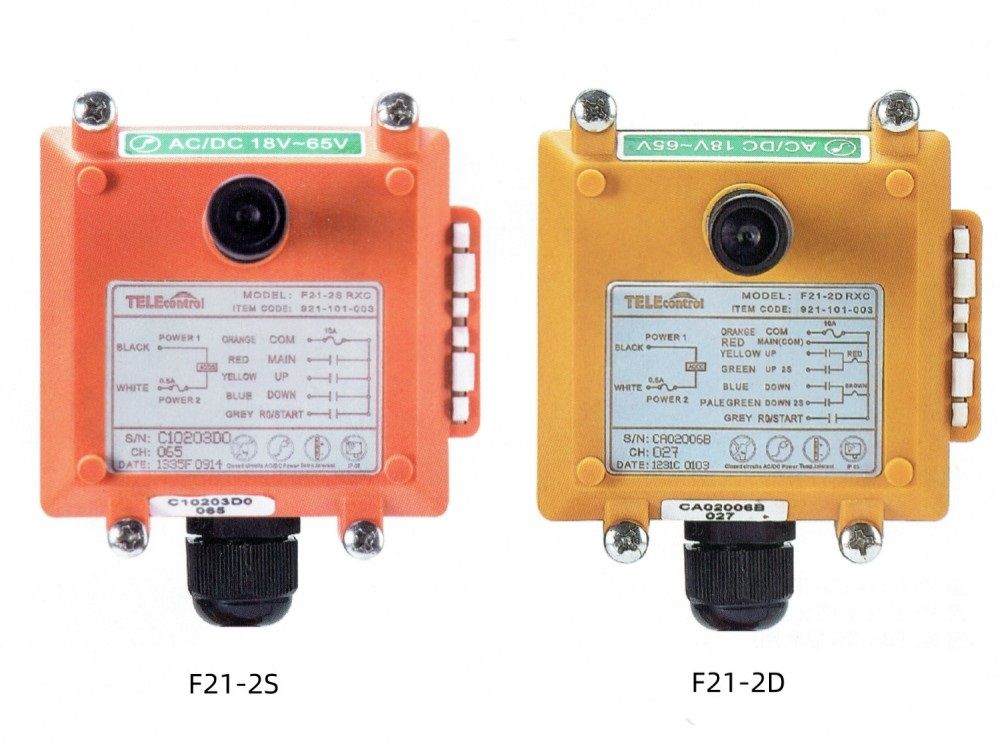 F21-2S/F21-2D型工业无线遥控器接收器