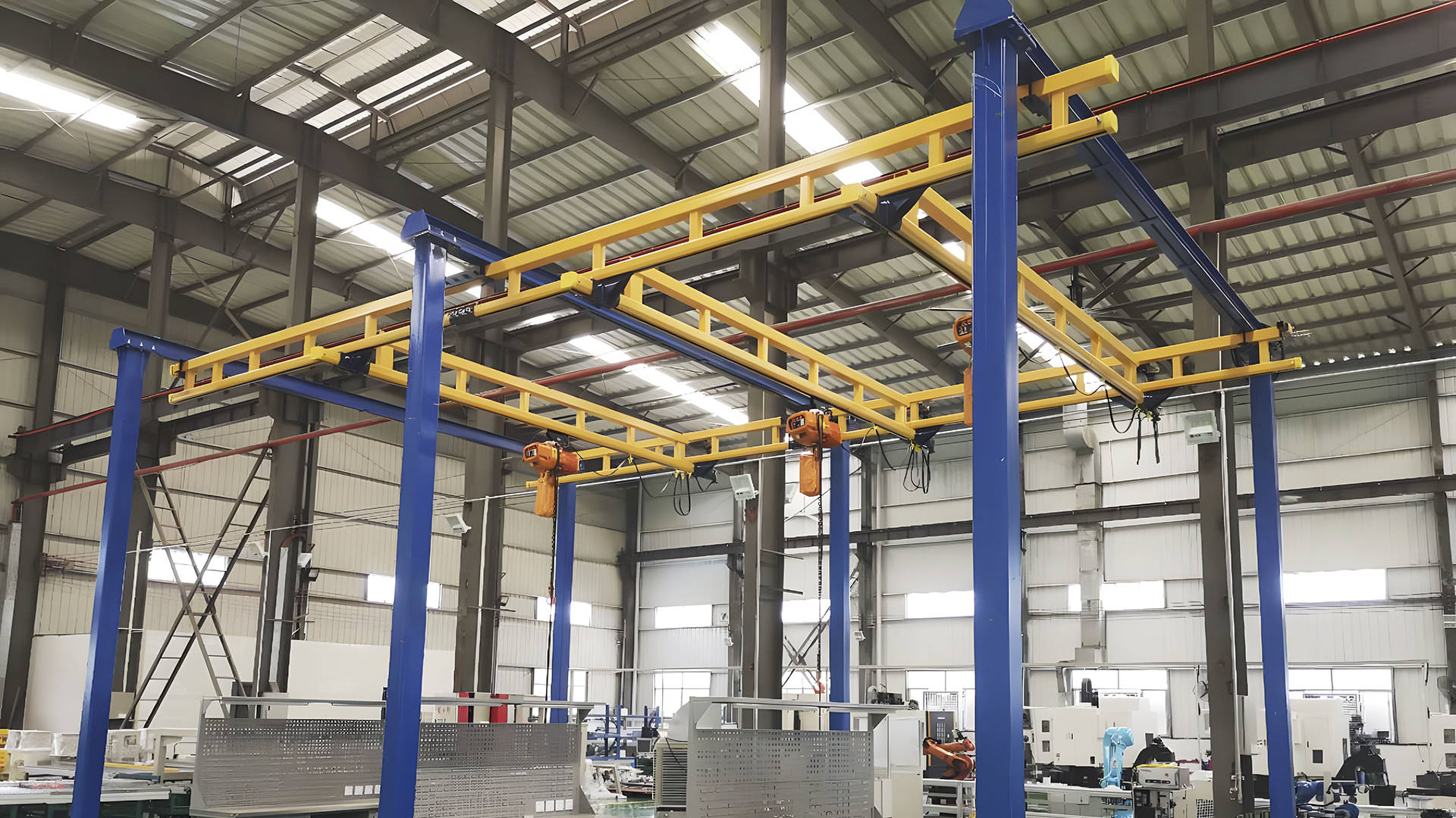 QD32/5t欧式双梁起重机技术参数详解——23.5m与29.5m双跨度配置分析